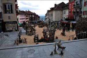 invasion de flottins sur Evian