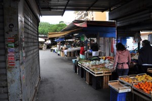 Rome, marché via san Silverio